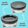 מכסה ביוב עגול ללא שפה - ניקל pumpit - Image 3